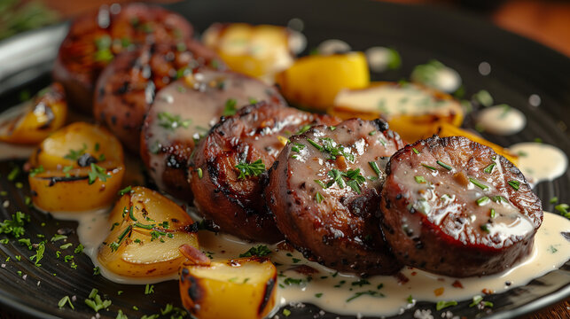 Penyajian Boudin Noir